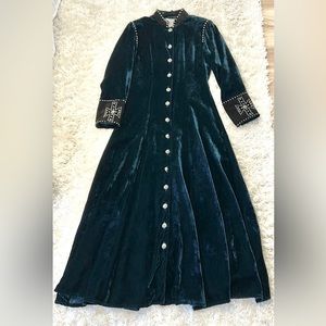 Double D Ranch Western Velvet Maxi Dress